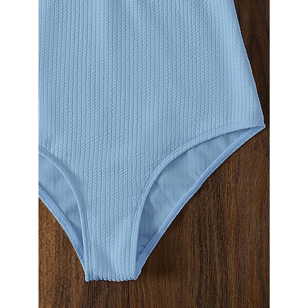 Boho Criss Cross Push Up One Piece Swimsuit green - Picture 9 of 11